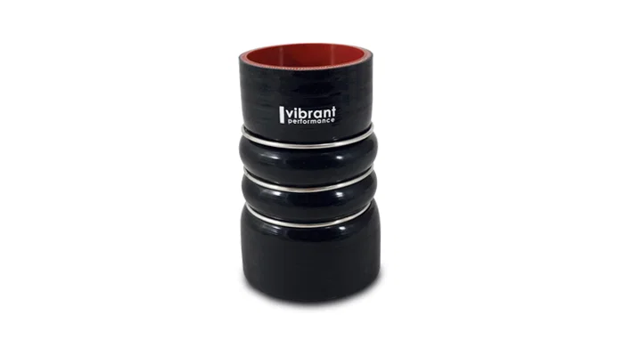 11822 – VIBRANT Intercooler Hose Coupling, 4 Inch Inside Diameter Straight Hump Hose With Reinforcement Rings 6 Inch ...